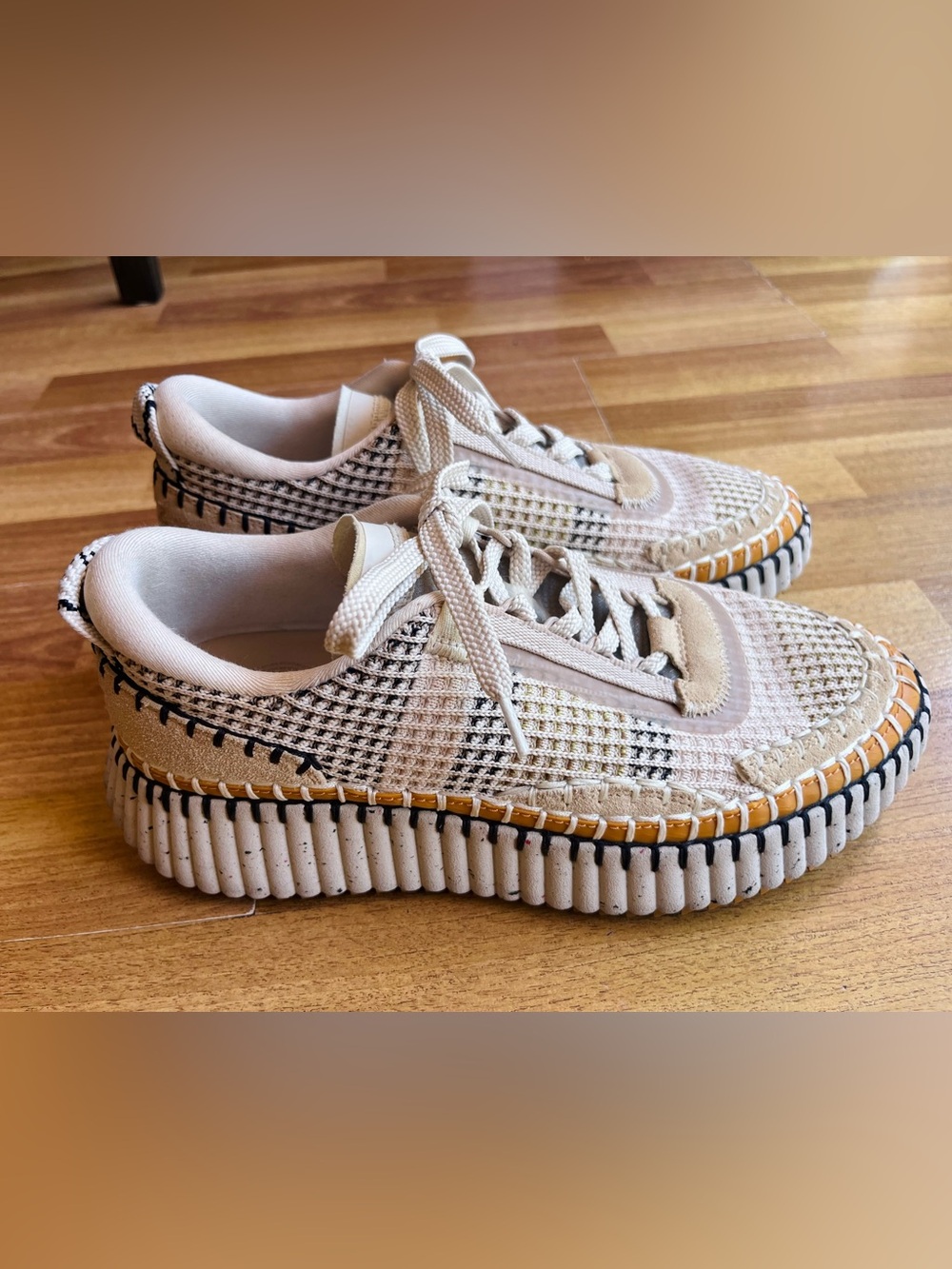 Chloé Women’s Woven Sneakers Size 38 (8)